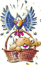 oiseau et ourson