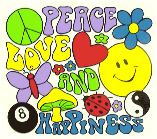 peance love and